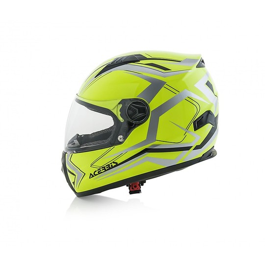 Integral Motorcycle Helmet Acerbis FS-807 Fluo Yellow