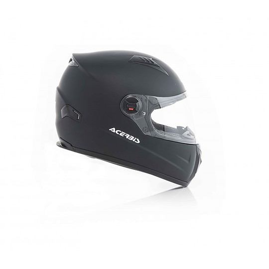 Integral Motorcycle Helmet Acerbis FS-807 Matt Black