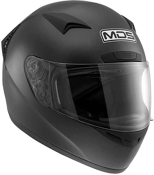 AGV MDS M13 Matt Black Motorcycle Motorbike Helmet 