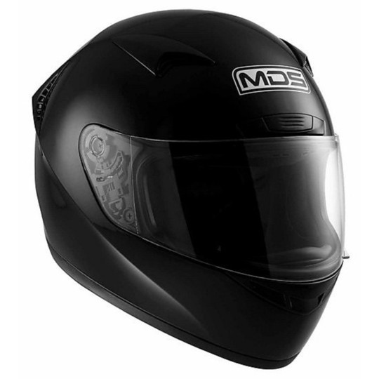 Integral Motorcycle Helmet AGV By Mds M13 Mono Gloss Black