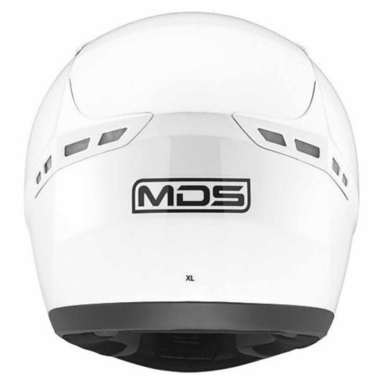 Integral Motorcycle Helmet AGV By Mds M13 Mono White Gloss