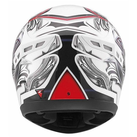 Integral Motorcycle Helmet AGV By Mds M13 Multi Brush White-Red