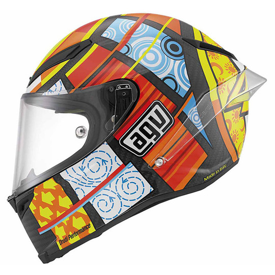 Integral Motorcycle Helmet Agv GP Race TRACK Top Elements