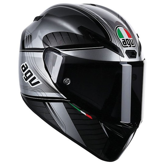 Integral Motorcycle Helmet AGV GT-Fast Multi Sport Touring GTX Black Gunmetal
