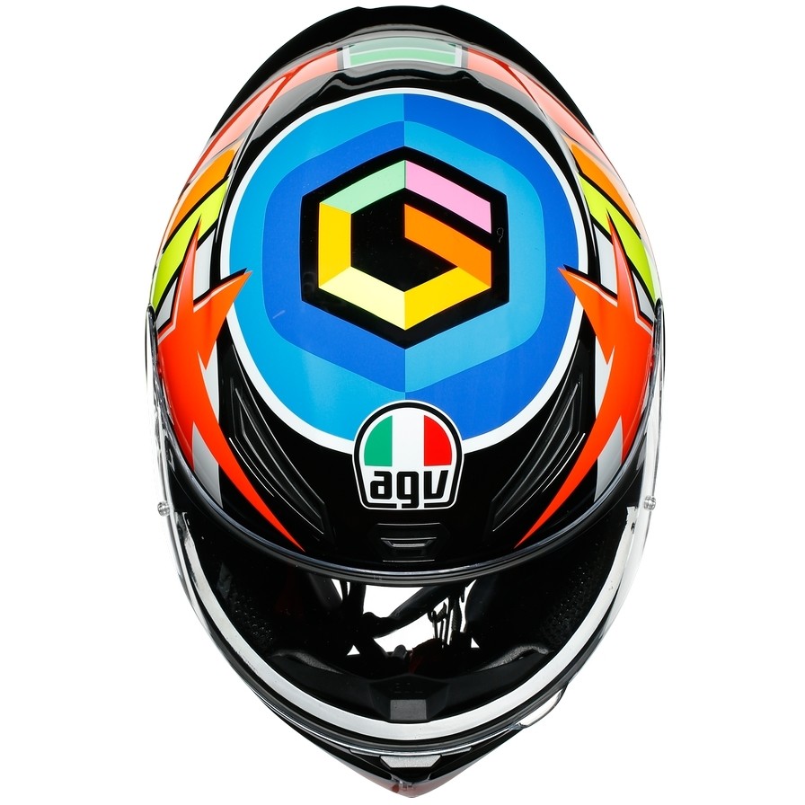 Integral Motorcycle Helmet AGV K-1 Replica RODRIGO