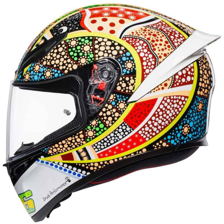 Integral Motorcycle Helmet Agv K-1 Replica Valentino Rossi DREAMTIME