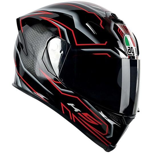Integral Motorcycle Helmet Agv K-5 2015 New Multi Deep Black White