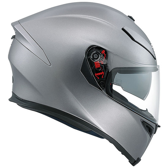 Integral Motorcycle Helmet Agv k-5 Double Visor Mono Titanium Matte
