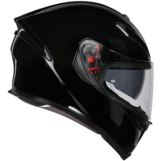 Integral Motorcycle Helmet Agv K-5 S Mono Gloss Black