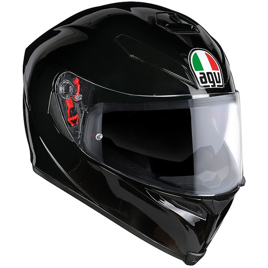 Integral Motorcycle Helmet Agv K-5 S Mono Gloss Black