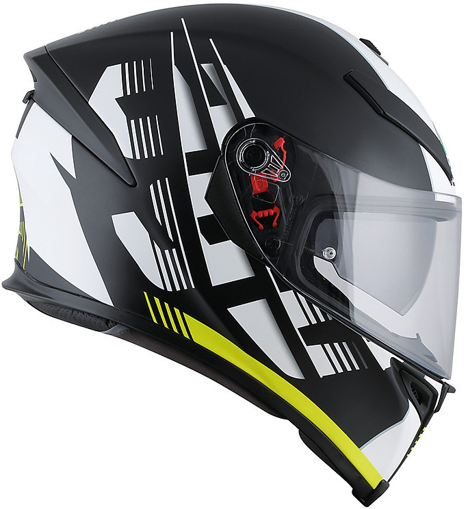 Integral Motorcycle Helmet Agv K-5 S Multi Darkstorm Black Yellow Opaque  For Sale Online 