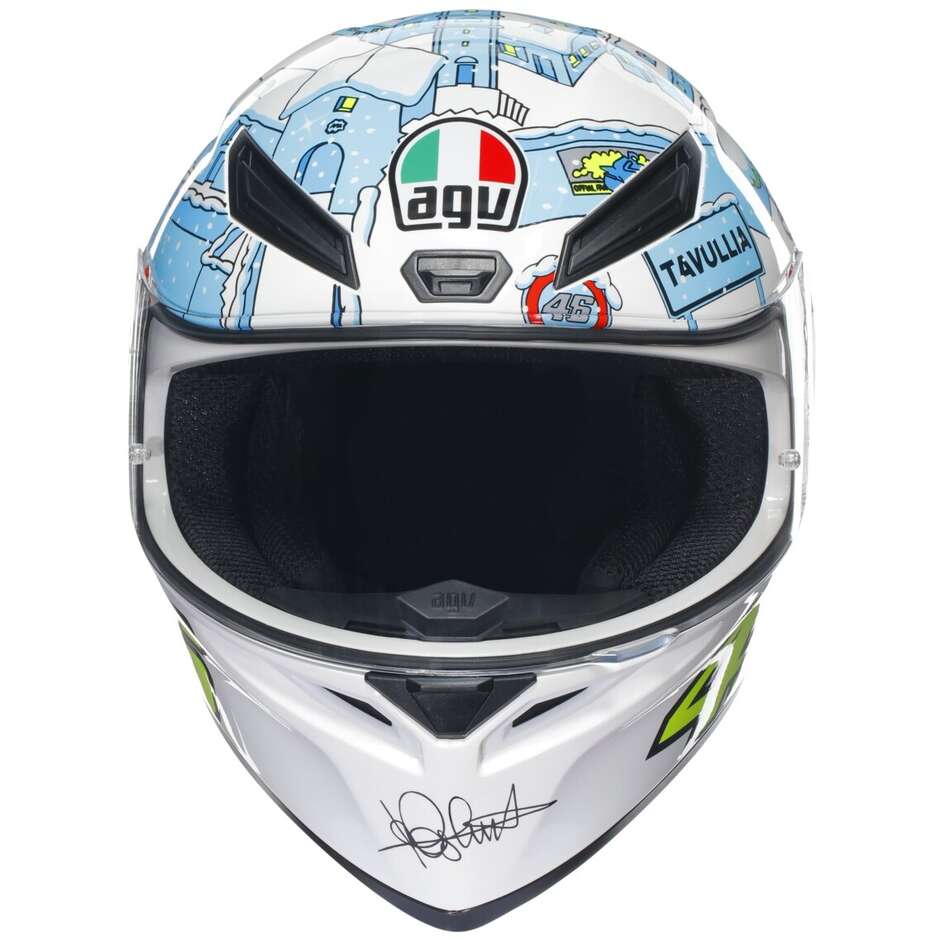 Integral Motorcycle Helmet Agv K1 S ROSSI WINTER TEST 2017