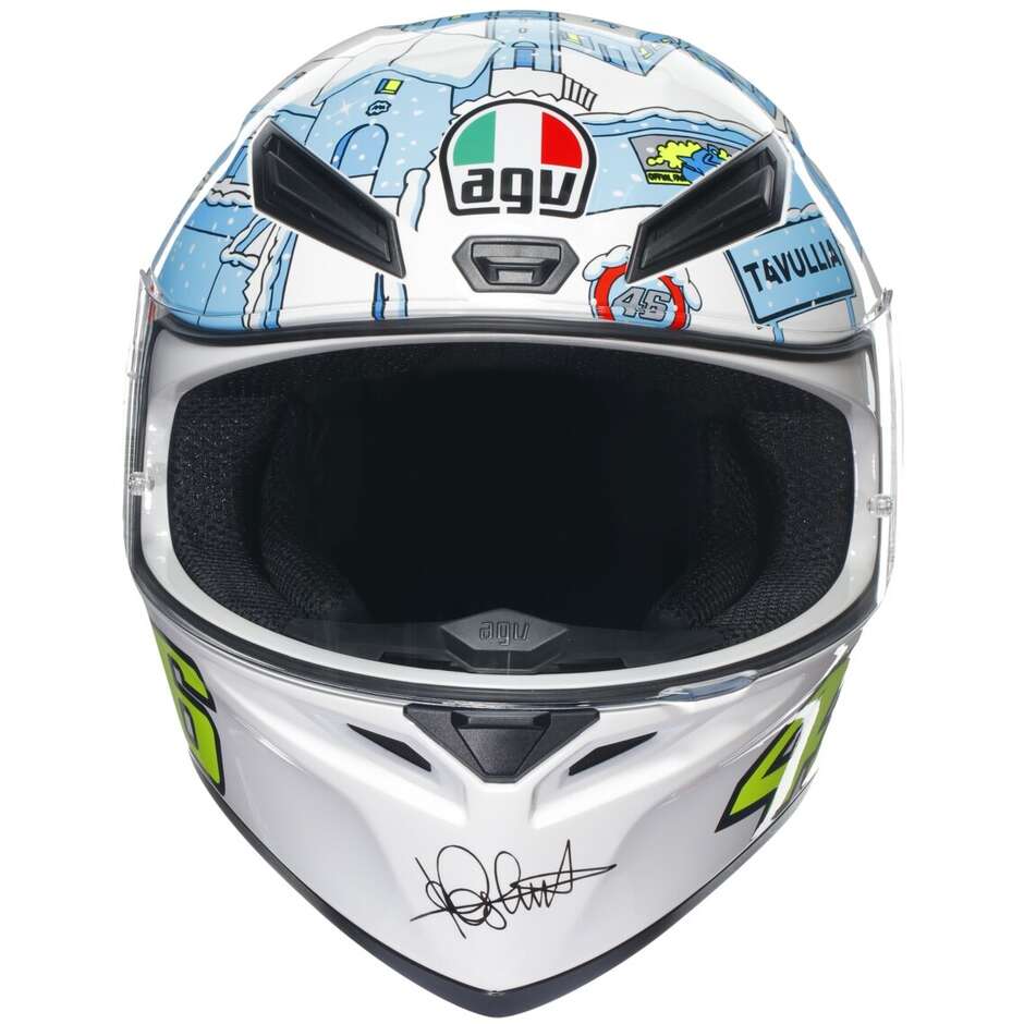 Integral Motorcycle Helmet Agv K1 S ROSSI WINTER TEST 2017