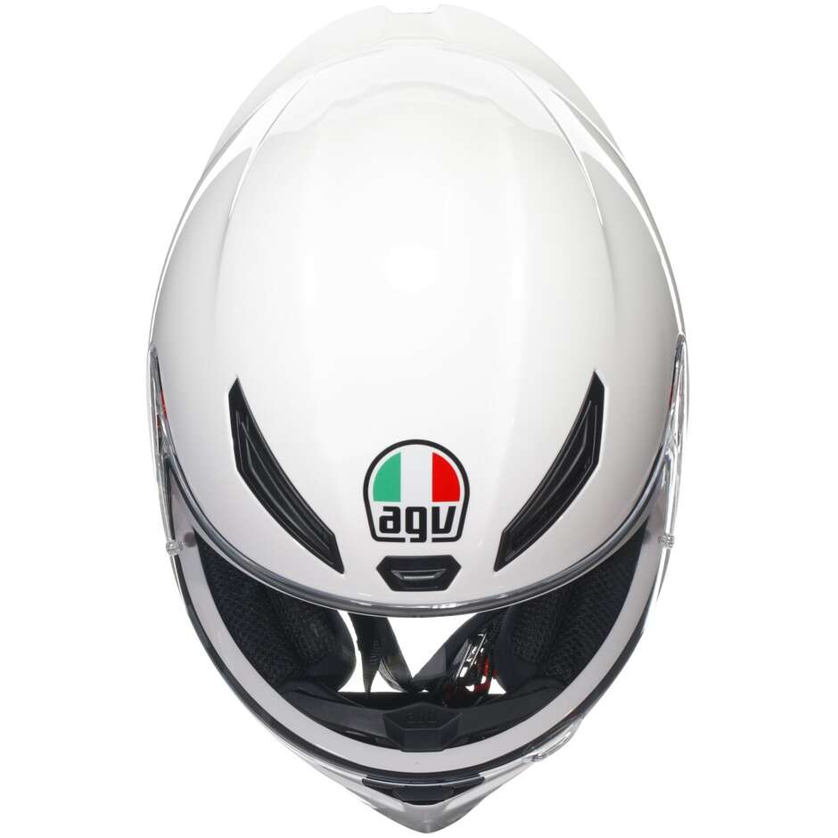 Integral Motorcycle Helmet Agv K1 S White