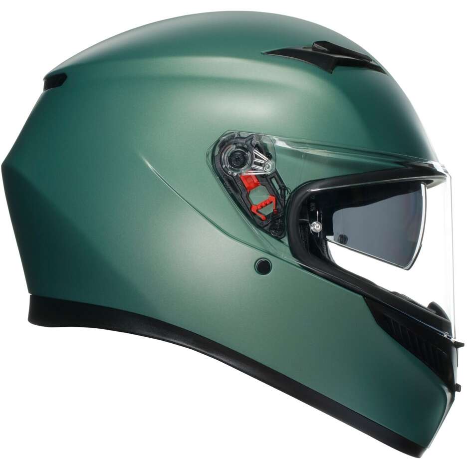 Integral Motorcycle Helmet Agv K3 Mono Matt Sage Green