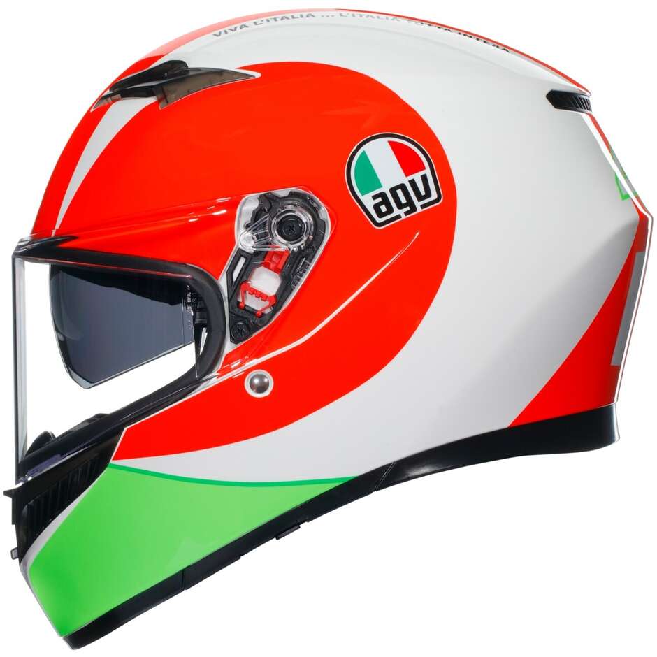 Integral Motorcycle Helmet Agv K3 ROSSI MUGELLO 2018