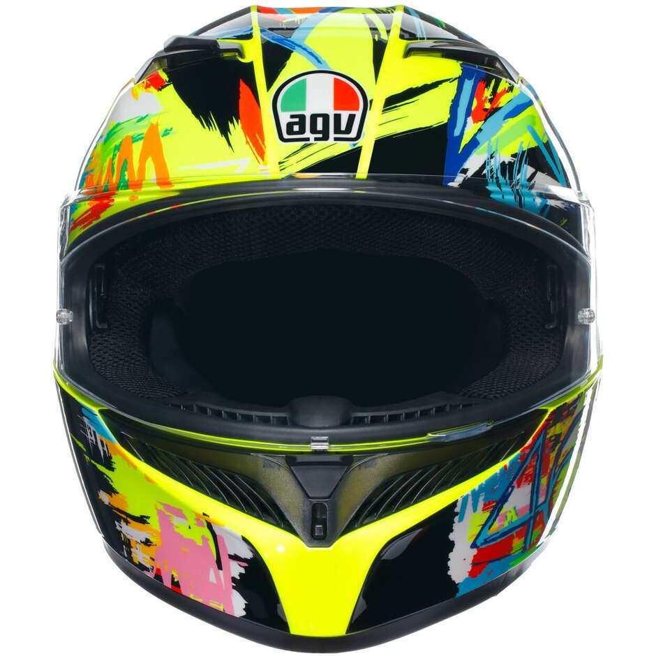 Integral Motorcycle Helmet Agv K3 ROSSI WINTER TEST 2019
