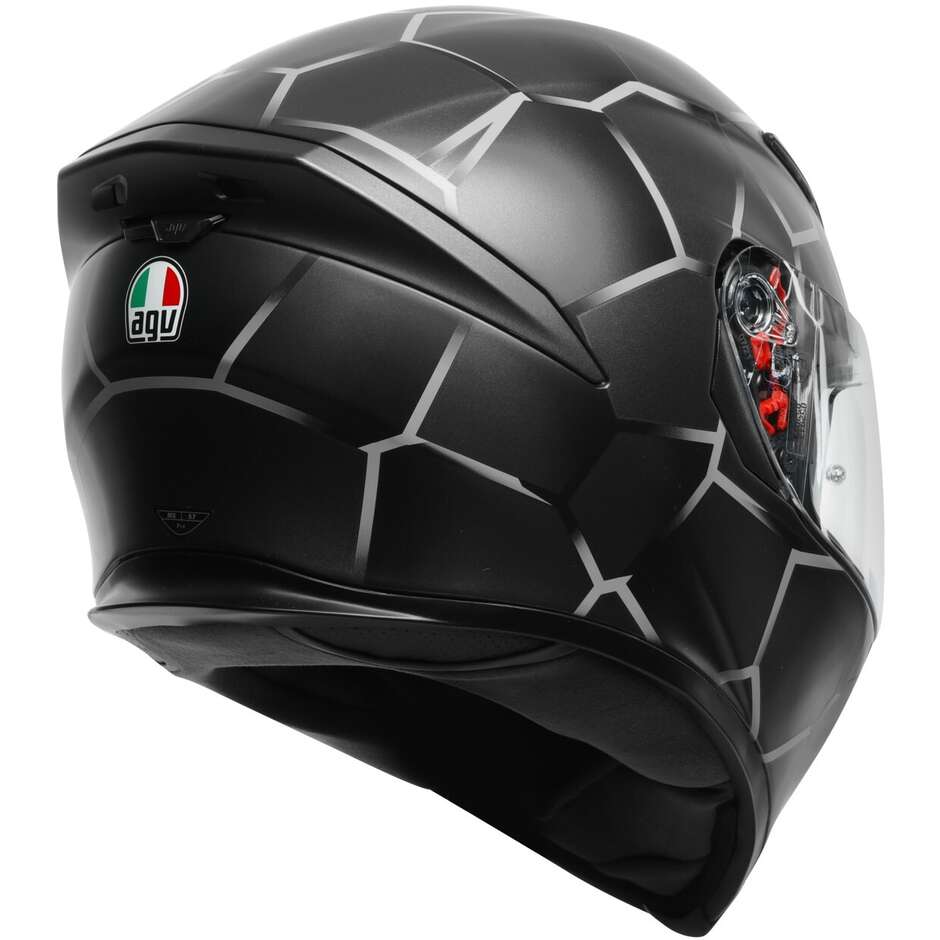 Integral Motorcycle Helmet Agv K5 S VULCANUM Gray