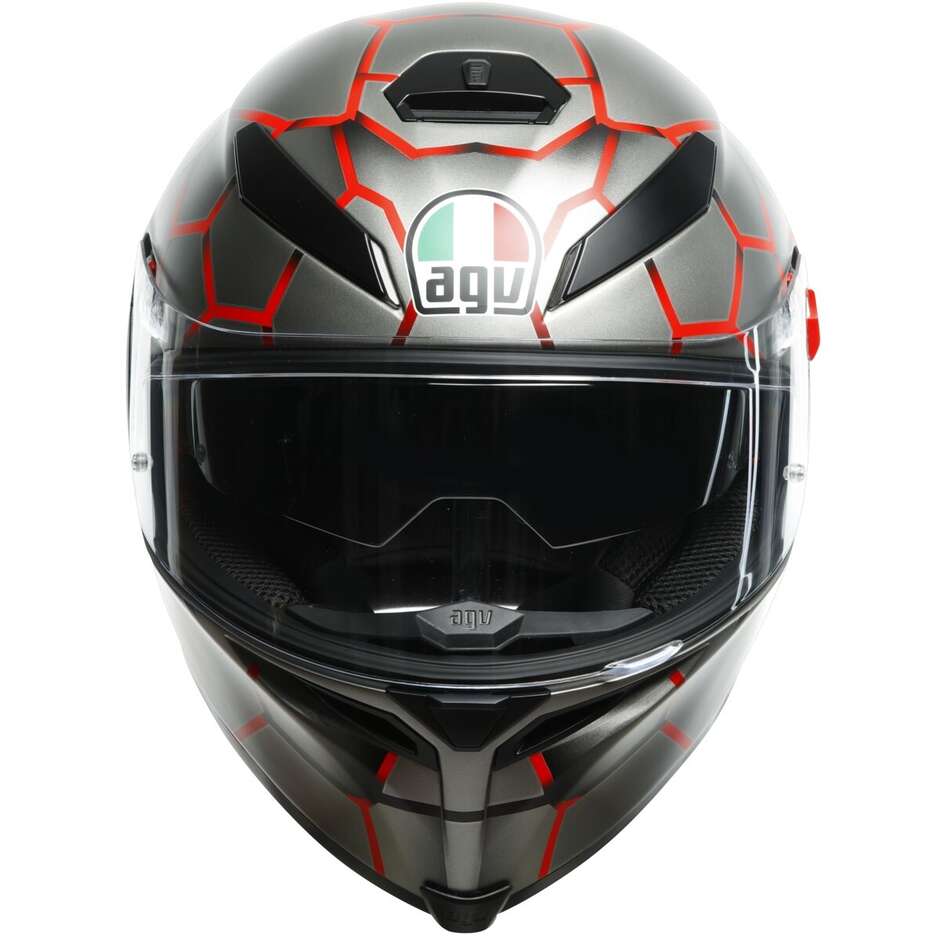Integral Motorcycle Helmet Agv K5 S VULCANUM Red