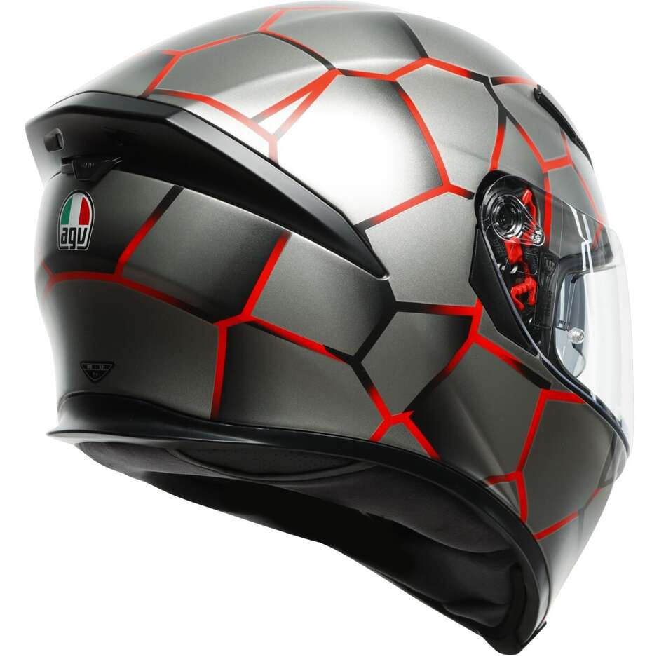 Integral Motorcycle Helmet Agv K5 S VULCANUM Red