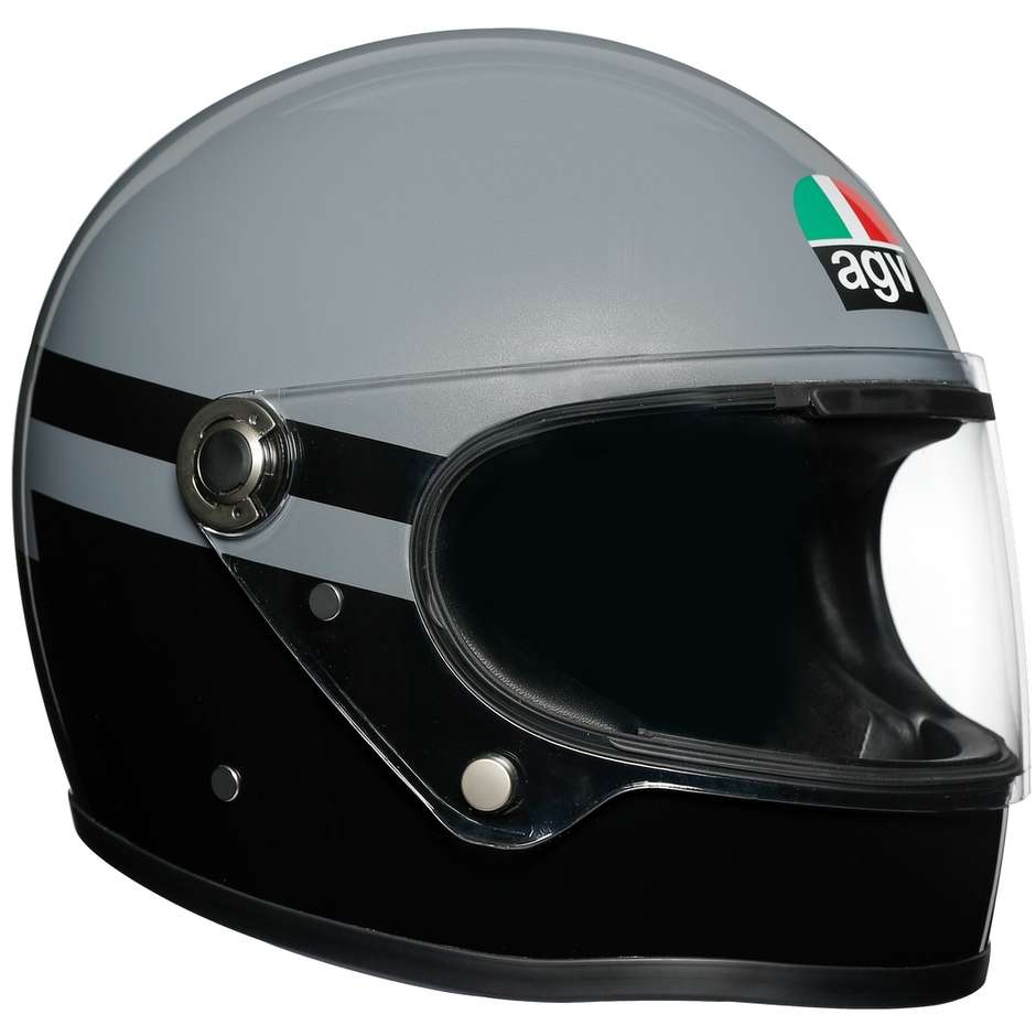 Integral Motorcycle Helmet AGV Legend X3000 Multi SUPERBA Gray black