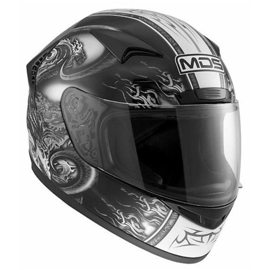Integral Motorcycle Helmet AGV Mds By New Creature Black Sprinter