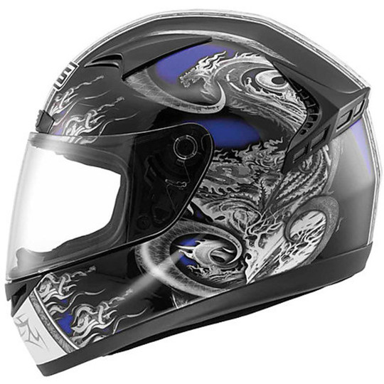 Integral Motorcycle Helmet AGV Mds By New Creature Blue Sprinter