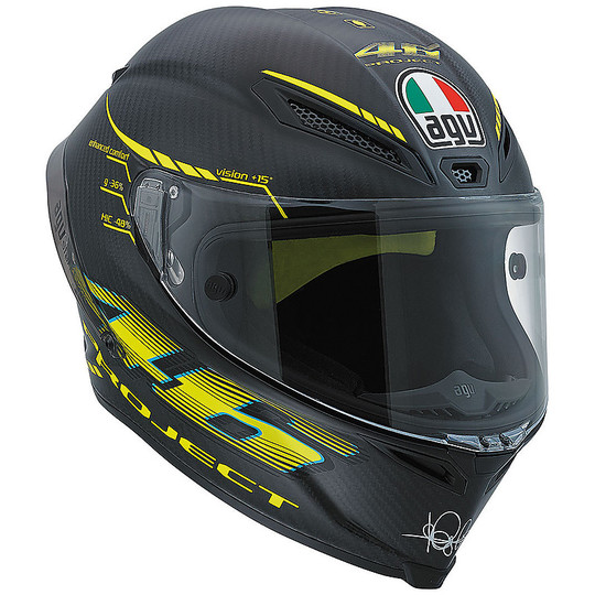 Integral motorcycle helmet AGV Pista GP Project VR 46 2.0 Replica Valentino Rossi
