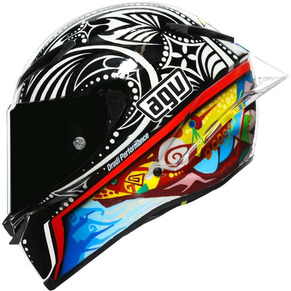 Integral Motorcycle Helmet AGV PISTA GP RR Limited Edition "I Caschi Di Vale" WORLD TITLE 2002
