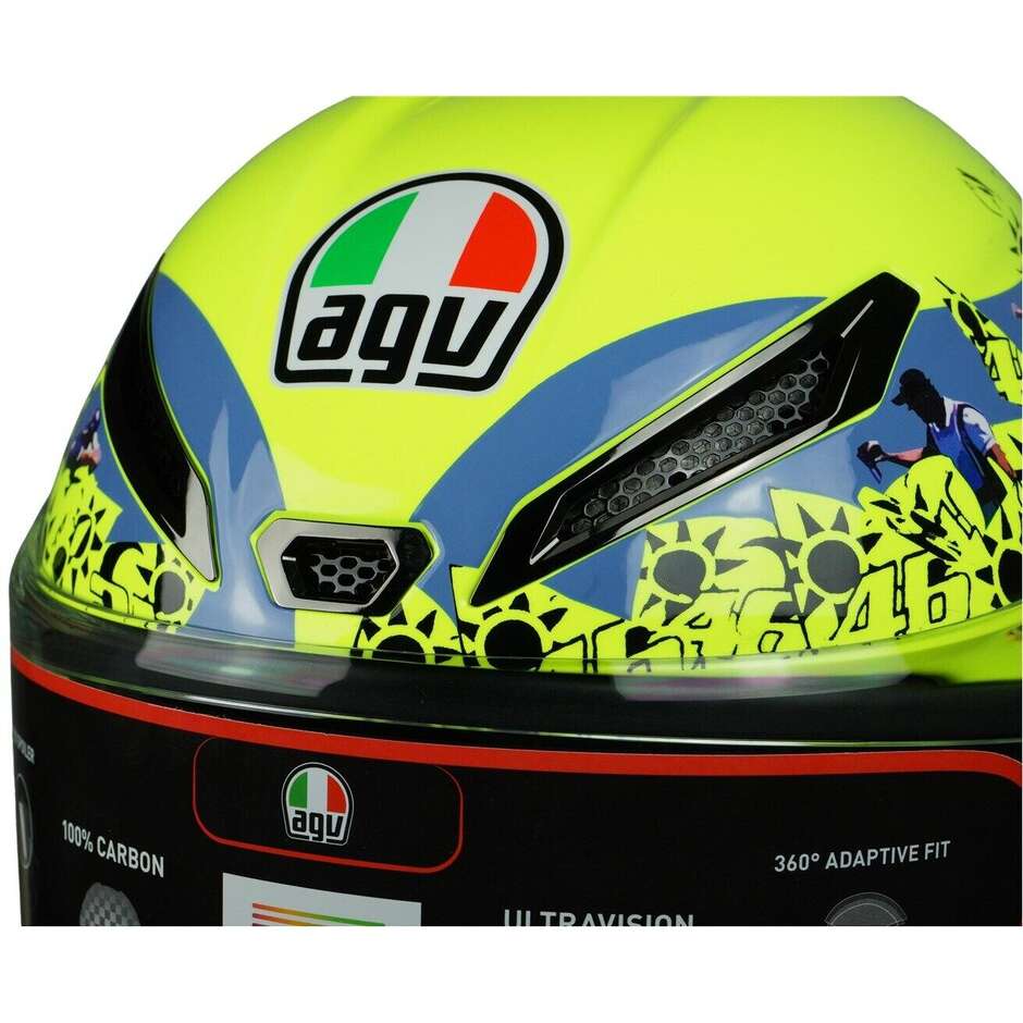 Integral Motorcycle Helmet Agv PISTA GP RR Limited Edition Rossi MISANO 2 2021