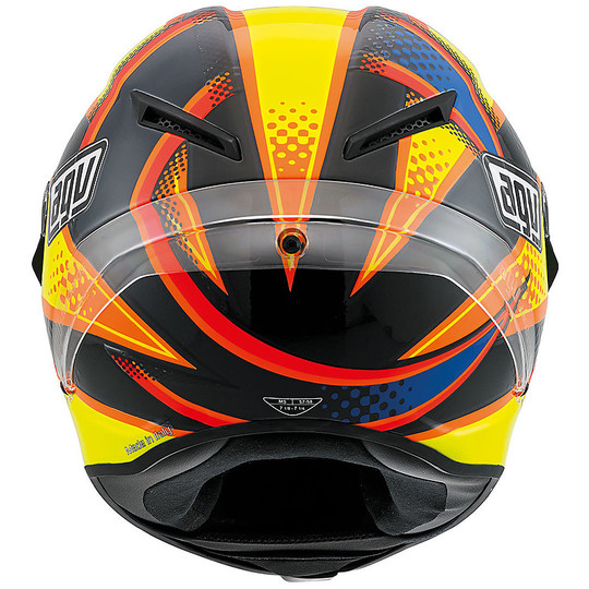 Integral motorcycle helmet AGV Pista GP Valentino Rossi Replica Soleluna Qatar