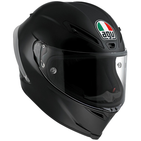 Integral Motorcycle Helmet Agv Race R Mono Matt Black