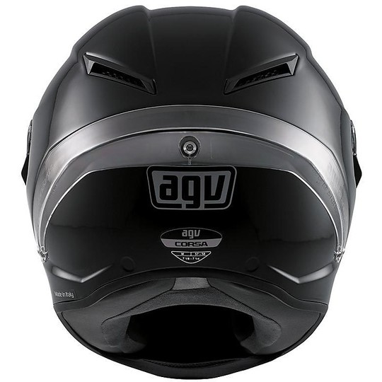 Integral Motorcycle Helmet Agv Race Race Mono Gloss Black