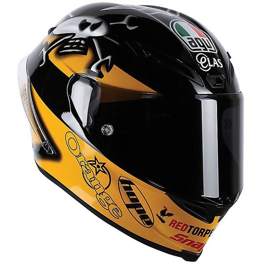 Integral Motorcycle Helmet Agv Race Race Replica Guy Martin PINLOCK INCLUDED