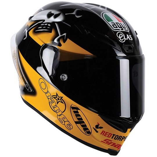 Integral Motorcycle Helmet AGV Race Race Replica Guy Martin