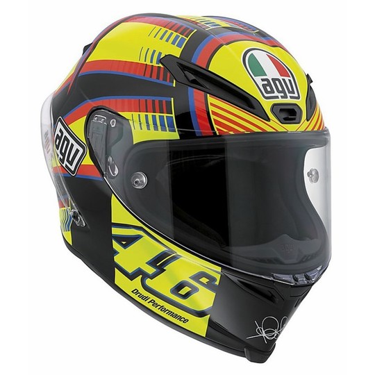 Integral Motorcycle Helmet Agv race SOLELUNA Top Race Replica Valentino Rossi