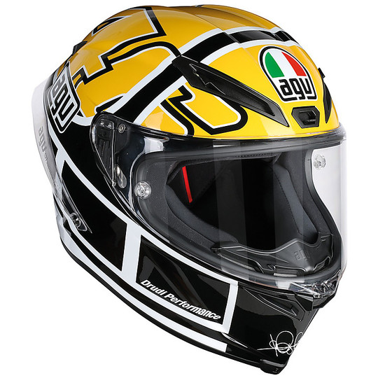 Integral Motorcycle Helmet Agv Race Top R Rossi GoodWood