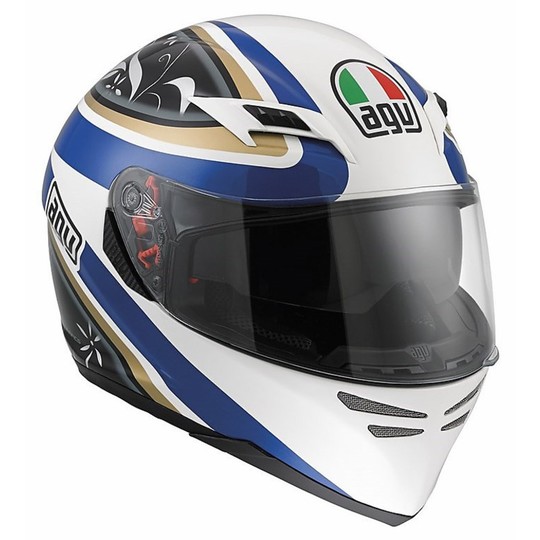 Integral Motorcycle Helmet Agv Skyline Double Visor Multi Multi Wings