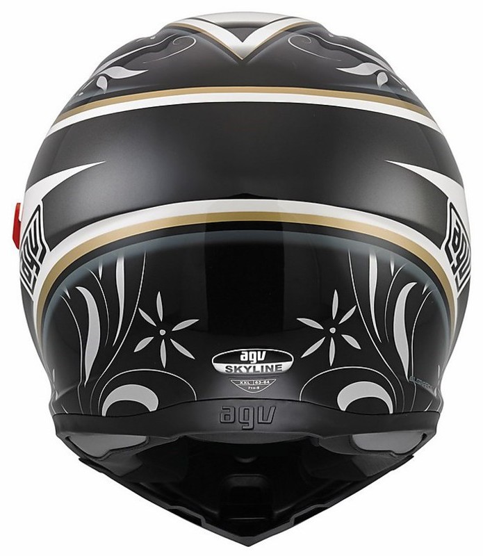 Integral Motorcycle Helmet Agv Skyline Double Visor Multi Multi Wings