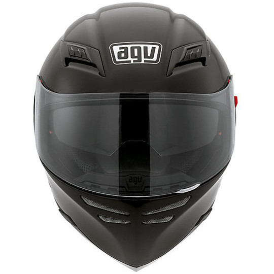 Integral Motorcycle Helmet Agv Skyline Mono Dual Visor Gloss Black