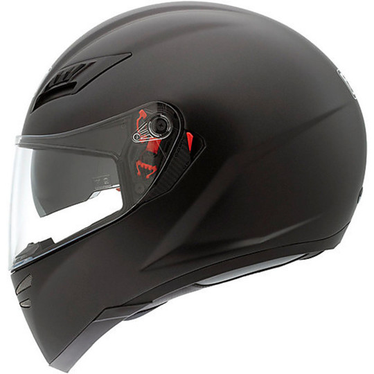 Integral Motorcycle Helmet Agv Skyline Mono Dual Visor Matte Black