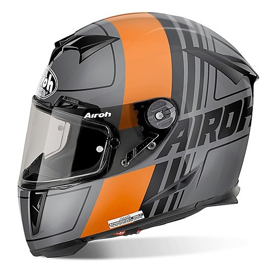 Integral Motorcycle Helmet Airoh GP 500 Scrape Orange Matt