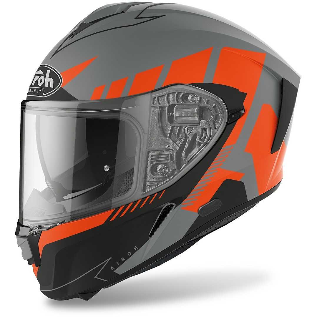 Airoh Commander Adventure Helmet - Orange Fluo Matt – Biker Parts