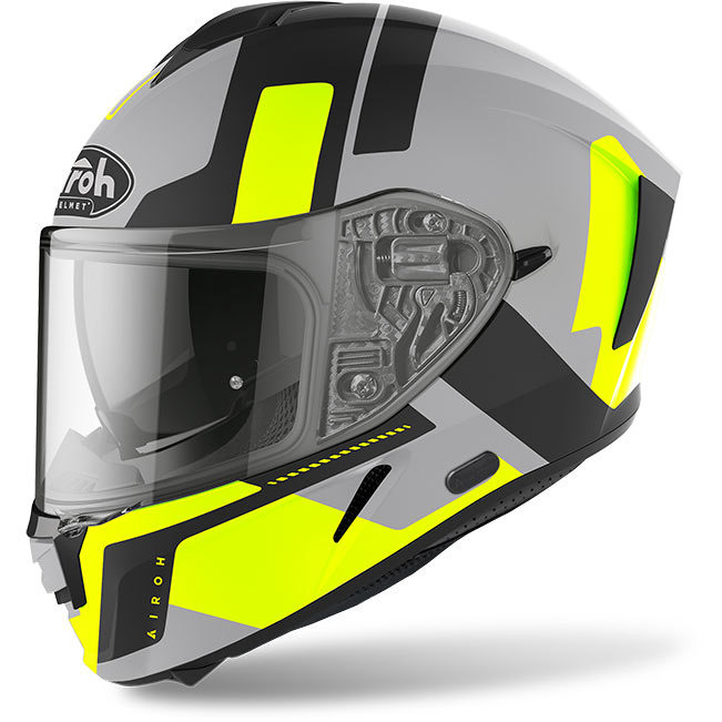 Integral Motorcycle Helmet Airoh SPARK Shogun Matt Yellow