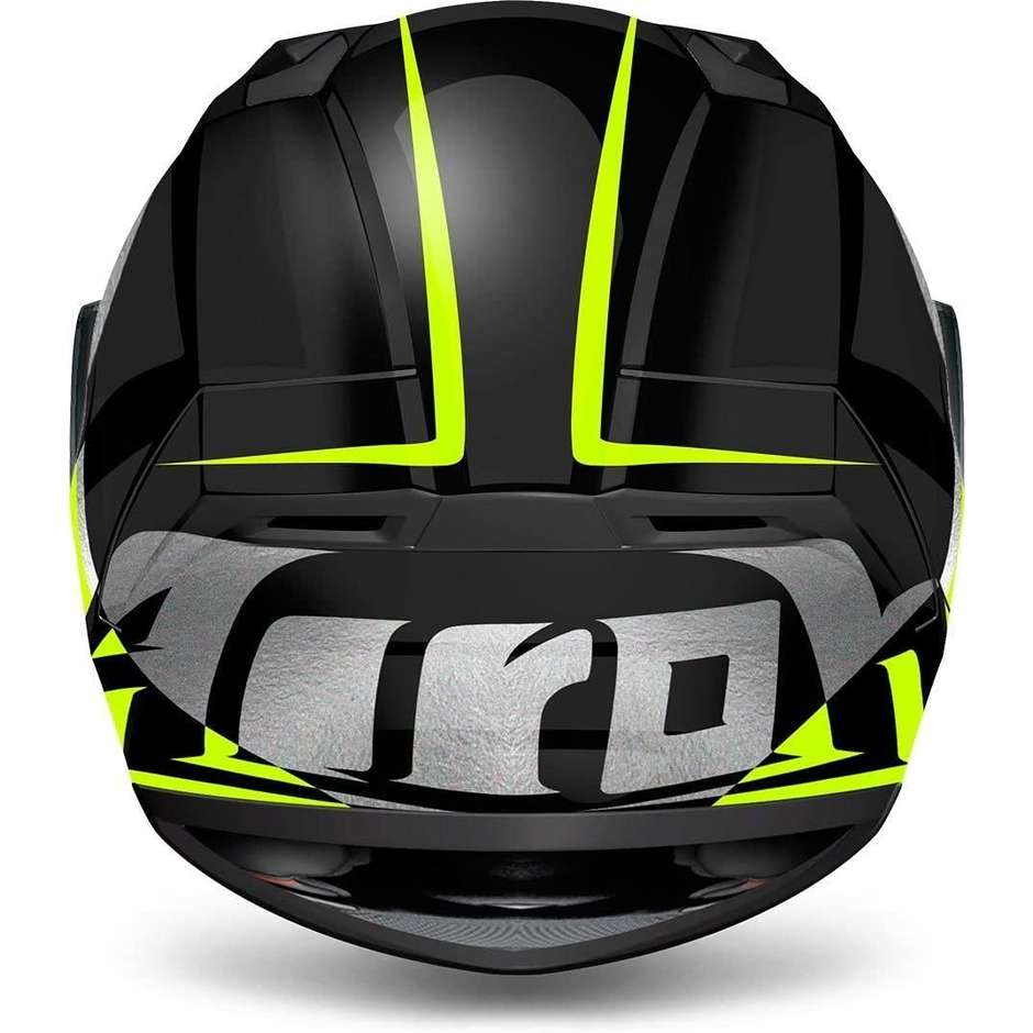 Integral Motorcycle Helmet Airoh Valor Eclipse Yellow Glossy