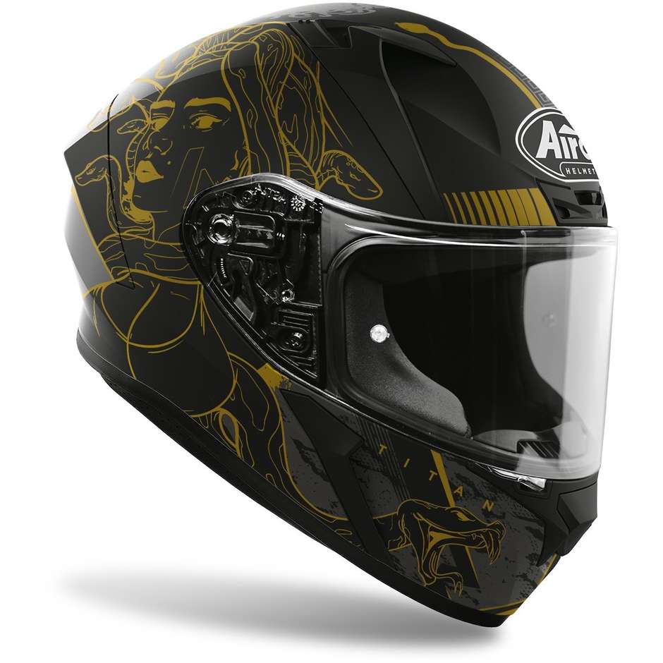 Integral Motorcycle Helmet Airoh VALOR Titan Matt