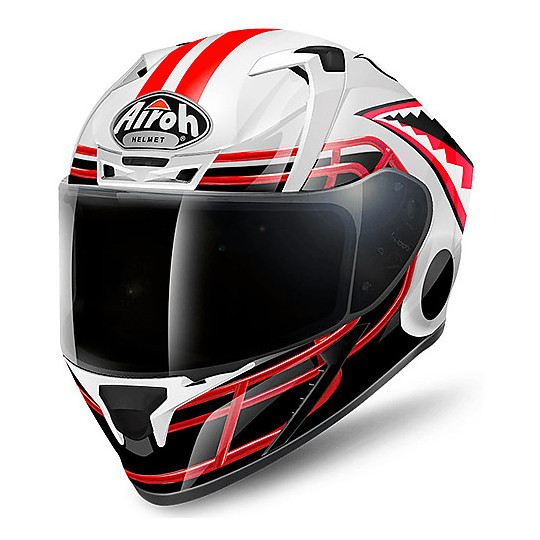 Integral Motorcycle Helmet Airoh Valor Touchdown Lucido
