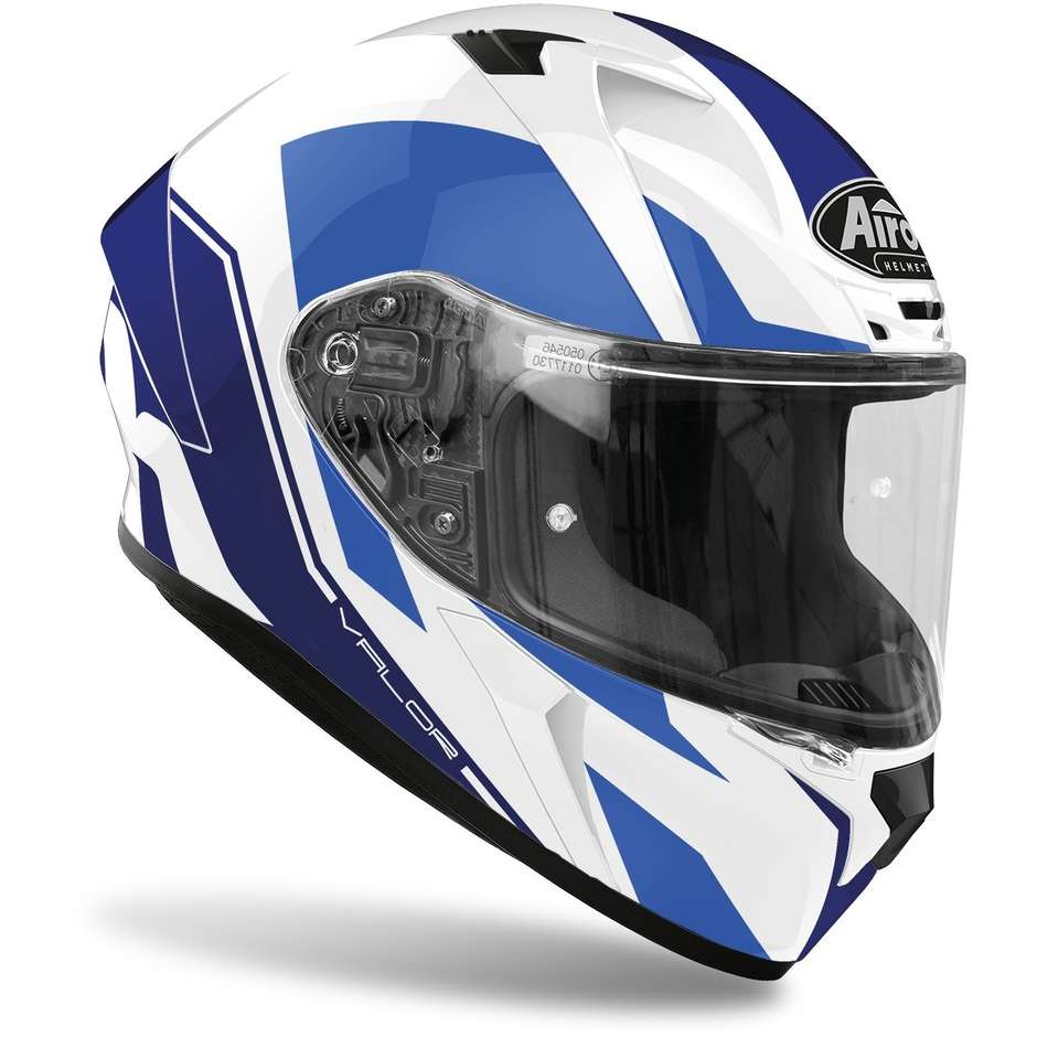 Integral Motorcycle Helmet Airoh VALOR Wings Glossy Blue