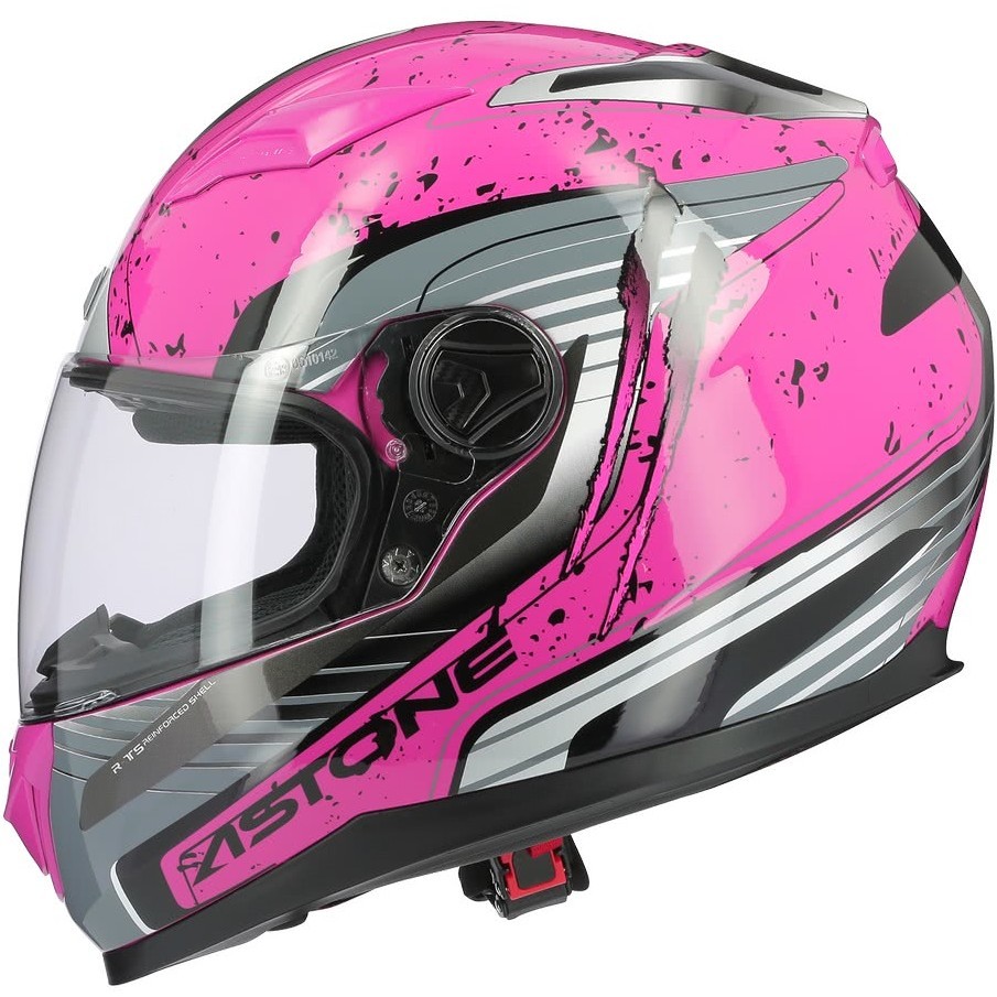 Integral Motorcycle Helmet Astone GT2 GEKO Glossy Pink