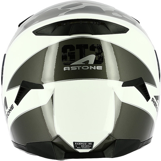 Integral Motorcycle Helmet Astone GT3 Camo White